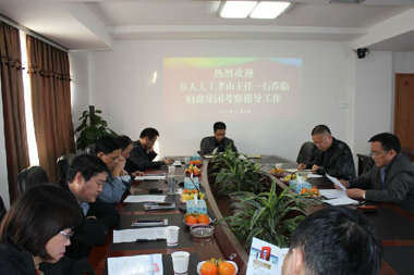 市人大王孝山主任一行來(lái)我公司視察調(diào)研
