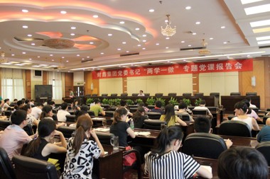 財(cái)鑫集團(tuán)開(kāi)展“講政治、有信念”專題黨課教育