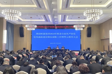 【清廉財鑫】湖南財鑫集團(tuán)召開2024年推進(jìn)全面從嚴(yán)治黨黨風(fēng)廉政建設(shè)和反腐敗工作暨警示教育大會