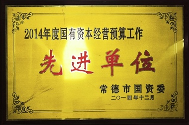 2014年度國(guó)有資本經(jīng)營(yíng)預(yù)算工作先進(jìn)單位