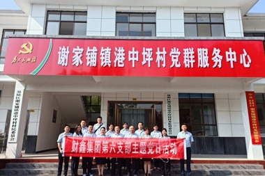 財鑫集團第六黨支部開展“追尋主席足跡，汲取奮進力量”主題黨日活動
