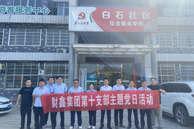 財鑫集團第十黨支部開展“攜手共建鄉(xiāng)村振興”主題黨日活動