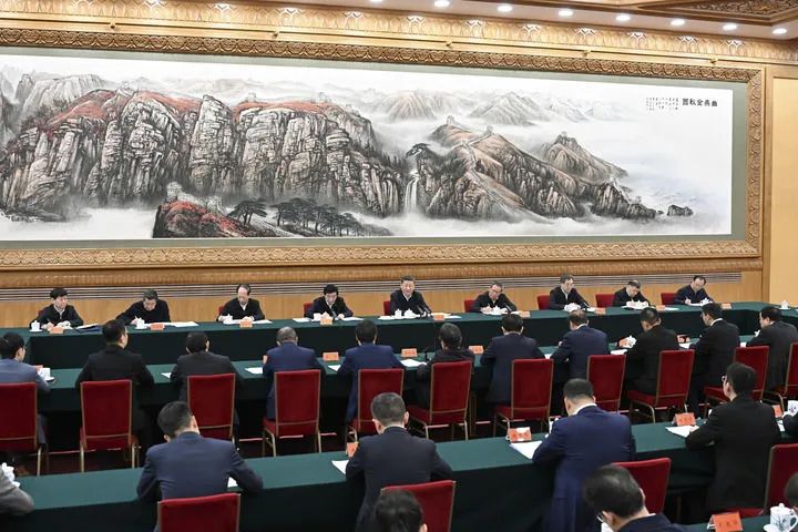  2月17日，中共中央總書記、國家主席、中央軍委主席習(xí)近平在京出席民營企業(yè)座談會并發(fā)表重要講話。新華社記者 謝環(huán)馳 攝
